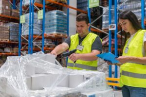 Packaging Solutions Man Scanning